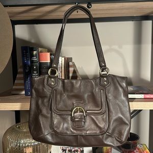 Coach tote! Brown! New without tags!